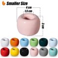 thumbnail image 2 of SHIBA-Sleek Mini Ceramics Toothbrush Holder Stand for Bathroom Vanity Countertops, Pink, 2 Pack, 2 of 4