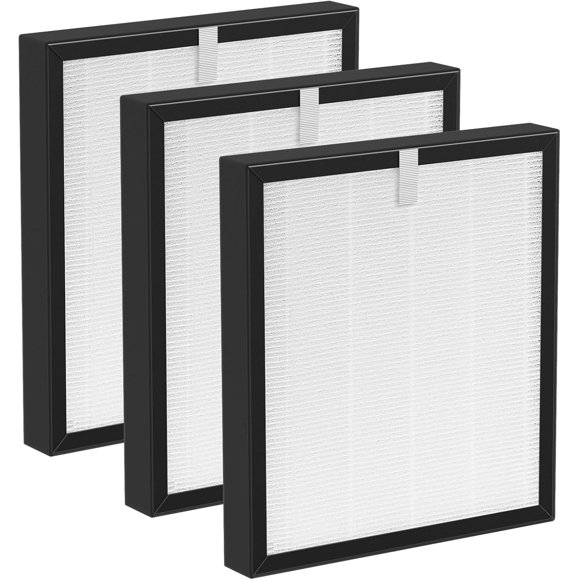 LINNIW TZ-K2 Filtre de Remplacement Compatible avec Purificateur d'Air ToLife TZ-K2, Charbon Actif 3-en-1 à Haute Efficacité et Préfiltre, Filtres de Remplacement TZ-K2-A, Lot de 3