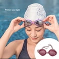 thumbnail image 3 of Qarigey Gafas Unisex sin fugas, gafas protectoras, protección completa, visión amplia, a prueba de fugas, gafas de suministro de natación para niños Lentes Rosado Qarigey AP009653-02, 3 of 6