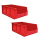 thumbnail image 2 of Contenedores para poner cosas DrawerWitty 15Pzas 30x50x20cm Ancho x Fondo x Alto 40Kg Rojo Polietileno Gaveta 14. VentDepot MXDWY-016, 2 of 2