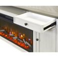 thumbnail image 3 of 67" Fireplace Console Entertainment Fully Assembled White, 3 of 9