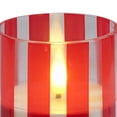 thumbnail image 4 of Battery-Operated LED Candle, Warm White, Red Striped, 4", Patriotic by Way To Celebrate, 4 of 6