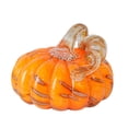 thumbnail image 2 of Decoración de calabaza de cristal, estatuilla de calabaza, adornos decorativos, arte moderno hecho a mano, calabaza artificial para decoración del S, 2 of 8