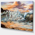 thumbnail image 2 of Chevaux des Vagues - Impression sur Toile d'Art Animalier, 2 of 3