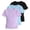 Z42 Purple, variant on Mifsaly 3 Pack Girls Ribbed Knit T-Shirts Lettuce Trim Crewneck Short Sleeve Summer Tops Toddler Kids Slim Fit Cute Casual Basic Tee