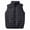 Black-1, variant on Men's Puffer Vest Winter Cotton Quilted Outdoor Zipper Sleeveless Warm Puffey Jacket Lightweight Packable Vest