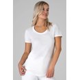 thumbnail image 2 of OTECKA T-Shirt en Coton Supima à Col Rond pour Femmes avec Empiècements Anti-Humidité -3 Packs, 2 of 4