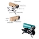 thumbnail image 4 of Soidarity 2670W Camping Backpacking Mini Estufa Cocina salvaje Quemador plegable portátil con soporte para sartén Horno Utensilios de cocina Equipo para Kits de desorden para acampar Caqui Soidarity OD027687-02, 4 of 6