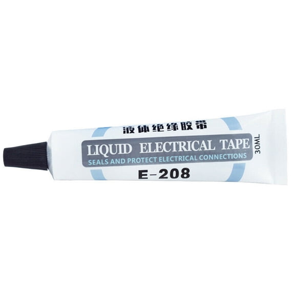 Menrkoo Liquid Electrical Tape Tube Insulation Paste Anti- Fast Dry 30Ml Black