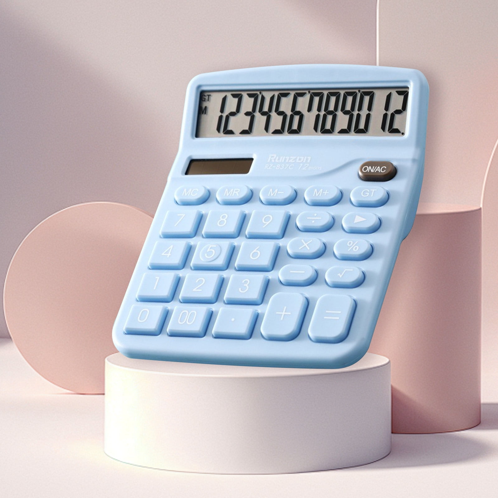 Wzzjkit Calculator Scientific Calculator 12 Digits Large Display and Buttons Clear Large LCD Display Ideal for Office School Home and Business Use Calculators