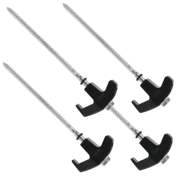 LABSERRON 4Pcs Tent Spikes For Campers Made Of Galvanized Steel 1.5in