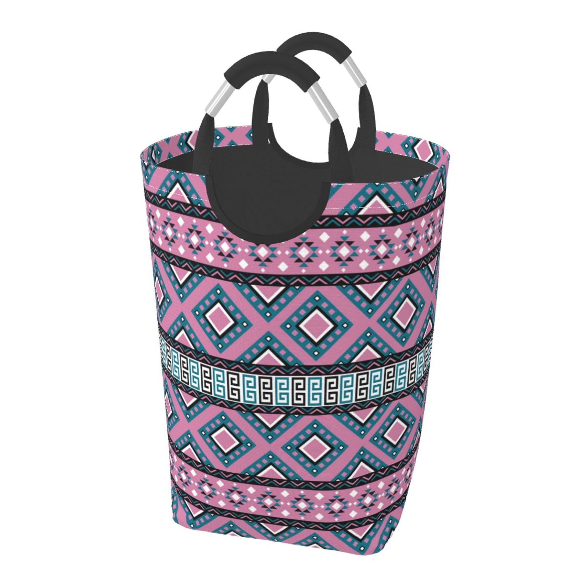 Multicolor Native Aztec Vintage Trippy Laundry Basket main image 1