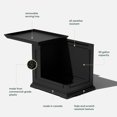 thumbnail image 4 of JJUN Brixton Tray Table - 2-in-1 Outdoor Side Table with Storage and Tray for Patio/Porch | Durable All-Weather Resistant | Classic & Functional, 4 of 9