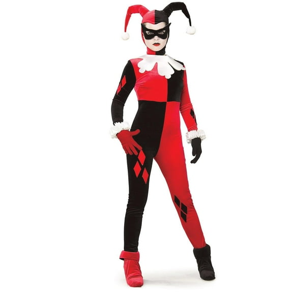DC Comics Gotham Girls Harley Quinn Costume for Adults by Rubies, Women's XS