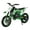 Green, variant on 49cc 2-Stroke Kids Dirt Bike, Gas Power Motocross, Off Road Mini Motorcycle, Pocket Motorbike with Front Rear Disc Brakes (Green)