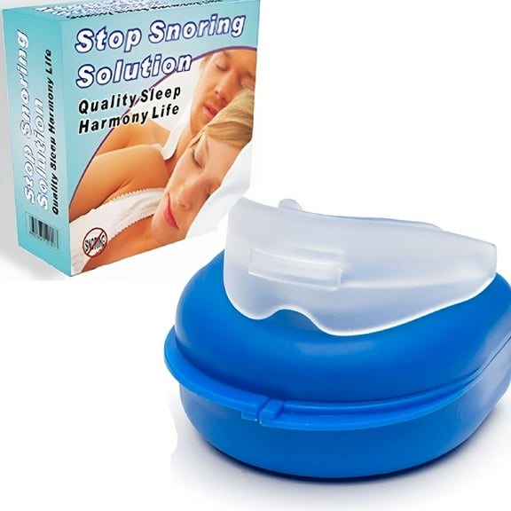 XIRQI Anti Snore Mouthpiece Apnea Guard Bruxism Tray Sleeping Aid Mouthguard