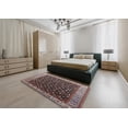 thumbnail image 5 of Ahgly Company Machine Washable Indoor Rectangle Industrial Modern Rosy Brown Pink Area Rugs, 6' x 9', 5 of 7