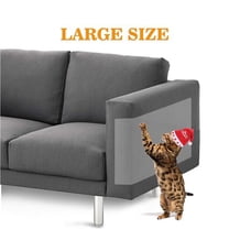 MesaSe Large (18.5 x9.05Inch) Pet Couch Protector Clear Self-Adhesive Couch Guard & Cat Scratching Furniture Protector Dog Cat Scratch Furniture Shield for Sofa Walls Doors(1PCS)