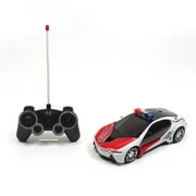 WonderTech All About Action! Remote Control Police Car Light Up - Red