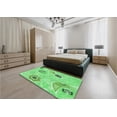 thumbnail image 4 of Ahgly Company Indoor Rectangle Patterned Stoplight Go Green Area Rugs, 8' x 10', 4 of 6