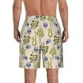 thumbnail image 3 of Naloa Skull Snake Men's Beach Shorts, Surfing shorts, Swim trunks, Quick Dry Swim Trunks for Surfing Beach Fun - Small, 3 of 9