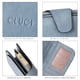thumbnail image 4 of Billetera CLUCI de piel para mujer con bloqueo RFID, triple pliegue, azul, 4 of 6