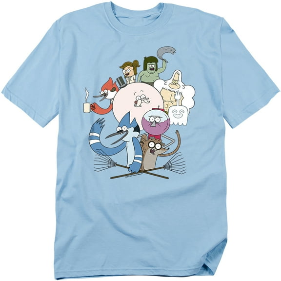 Regular Show T-Shirt Group Shot Unisex Graphic Tee for Men & Women