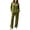 Green, variant on Women's Velvet 2 Piece Tracksuit Zip Up Jacket Wide Leg Pants Set Stand Collar Casual Lounge Sweatsuit with Pockets Fall Winter Loungewear Wine