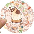thumbnail image 4 of 50 Pcs Kawaii Bunny Stickers, Pink Aesthetic Stickers for Water Bottle, Cute Vinyl Waterproof Decals for Laptop Scrapbooking Journaling Bicycle Car Phone for Teens Girls Kids Adult, 4 of 4