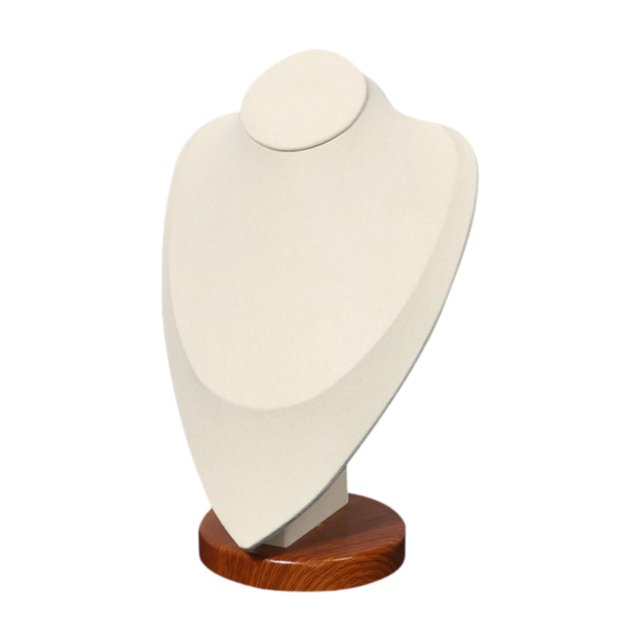 Soporte de exhibición Strade Fareast Limited para collares organizador Beige alto