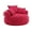 Rose Red, variant on Villeston 360 Degree Swivel Barrel Accent Chairs, with 3 Pillows, Comfy Armchair for Living Room, Bedroom,Yellow