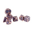thumbnail image 4 of Dados Poliédricos ANGGREK Juego de 7 Piezas de Juego de Mesa de Metal Ligeros, 4 of 8