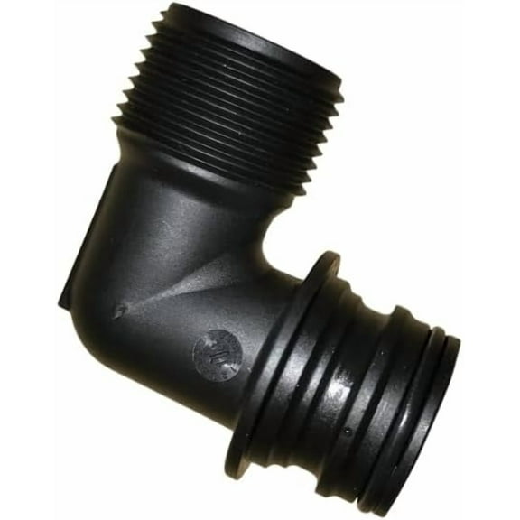 IPW Industries Inc - Male Drain Elbow Clack V3158-01, for Water Treatment Systems, 3/4" NPT