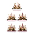 thumbnail image 1 of Adorno colgante de Navidad Wosthever Animal de dibujos animados chimenea decoración del hogar, 1 of 6