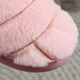 thumbnail image 6 of Unisex Adult Concha Slippers Memory Foam Casual, Round Toe (Pink 8), 6 of 9