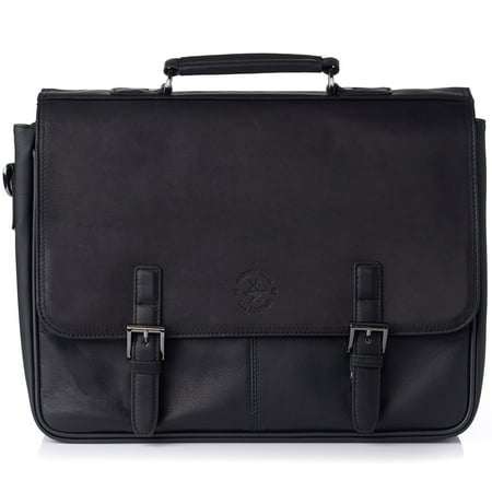- Hammer Anvil Leather Briefcase up to 15.6” Laptop Case Messenger Bag Portfolio