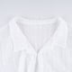 thumbnail image 5 of Camisa Elvqul Hombre Casuales Manga Corta Blanco sin Estampado Solapa, 5 of 7