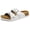 Brown, variant on Womens Cork Sandals Double Adjustable Strap with Buckle Slip On Summer Sandals for Women Brown 9