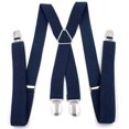 thumbnail image 3 of 4 Clips 25CM Wide Men Suspenders Women Elastic Adjustable Adult Braces Suspender Kids Children Boys Girls Wedding Accessories, 3 of 5