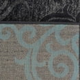 thumbnail image 4 of Rugsotic Carpets Machine Woven Heatset, Contemporary Polypropylene Area Rug, Silver,Blue, 5'x8', 4 of 7