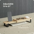 thumbnail image 3 of U Brands Zen Expandable Over-the-Keyboard Storage Organizer, 13-21 x 4.5 x 2.9 in., Bamboo, 3 of 9