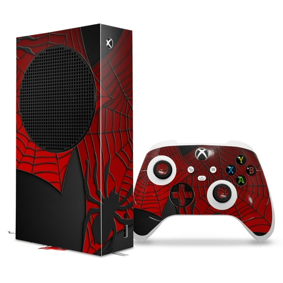 WraptorSkinz Skin Wrap compatible with the 2020 XBOX Series S Console and Controller Spider Web (XBOX NOT INCLUDED)