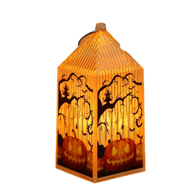 Linterna LED de Halloween, linterna sin llama de estilo Retro pequeño, adorno de decoración de Halloween Zhivalor CWY-0997