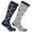 Gray/Navy, variant on Womens Animal Design Welly Socks (2 Pairs)