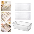 thumbnail image 1 of Caja de bolsa de almacenamiento de joyería a prueba de polvo bolsa de embalaje de sello automático para pendiente 20x Bolsas S Larga Hugo Organizador de joyas, 1 of 10