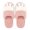 Pink, variant on PULLIMORE Cute Animal Slippers for Women and Men Soft Fluffy Warm Non-Slip Couple Style Shoes Anti-Skid House Shoes(Pink,36/37)