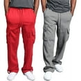 thumbnail image 3 of Men Loose Casual Sport Pants Gym Trousers Running Joggers Slacks Sweatpants, 3 of 6