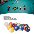 thumbnail image 3 of Billiard Ball Set Mini Size 1.5 Inch Pool Balls Set Complete 16 Balls Set American Style Resin Balls Pool Table Accessories for Pool Table,Game Rooms Recreation Games, 3 of 9