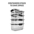 Rubbermaid Brilliance® 10Piece Set, Clear and Airtight Food Storage