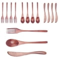 thumbnail image 5 of Juego de Cubiertos Cuchillo Tenedor Cuchara Madera 15 Piezas, Utensilios Cena Madera, Vajilla Cocina, 5 of 5